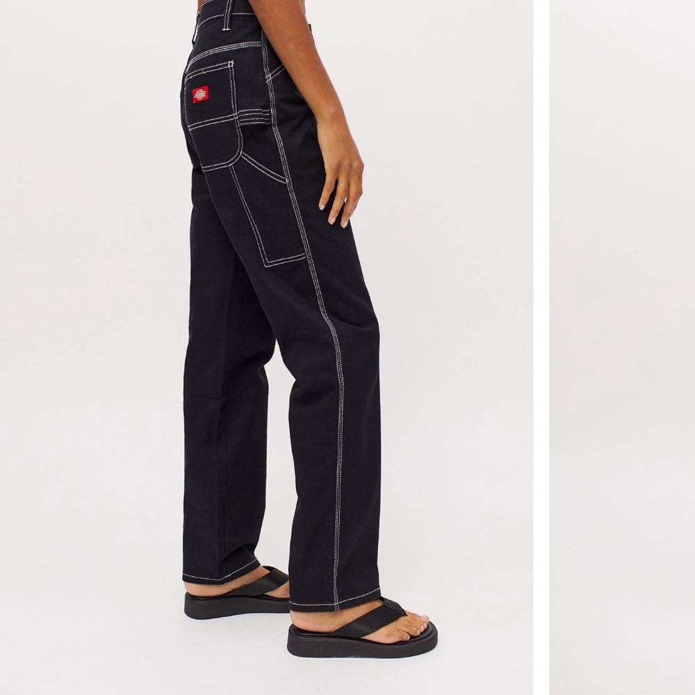 Dickies Y2K baggy carpenter cargo pant NWT size 0/24 contrast stitching